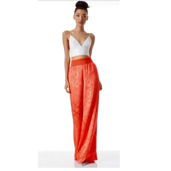 Alice + Olivia Willis Jacquard Pants- XS,M,L - Picture 1 of 12